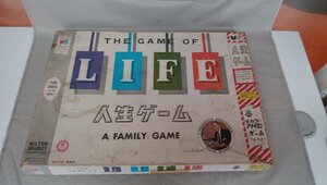 【中古品C】1960年製　当時物 タカラ 人生ゲーム ※現状品（管理番号：063107）