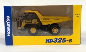 【未使用品】 KOMATSU（コマツ） コマツオリジナルミニチュア【非売品】 DUMP TRUCK HD325-8 SCALE 1:87 (管理番号：060111）