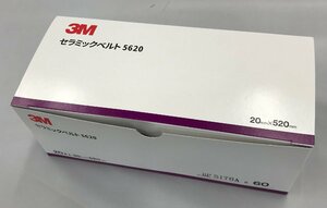 【未使用品】3M セラミックベルト 5620 #60 20mm×520mm 20本入り (管理番号：059111)