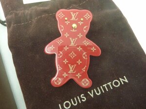 【中古品】LOUIS VUITTON　モノグラムブロッシュ　ヌヌールス　テディベア　ブローチ　M64939 (管理番号：060105）