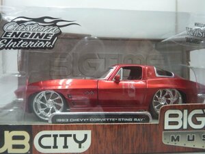 【未使用品】DUB CITY　BIGTIME MUSCLE　1983　CHEVY　CORVETTE　STING RAY　1/24　No.90061　Jada TOYS　2005　(管理番号：060111）　