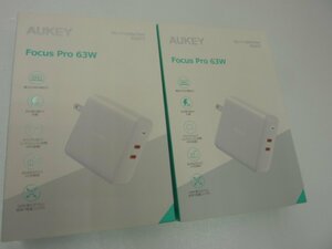 【新品】AUKEY　Focus Pro 63W　充電器　PA-D51　２個セット　 au+collection SELECT (管理番号：060109)