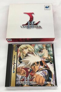 【中古品】セガサターン　LANGRISSER Ⅳ　ラングリッサーⅣ　帯・特製ピンバッジ付き (管理番号：060113）