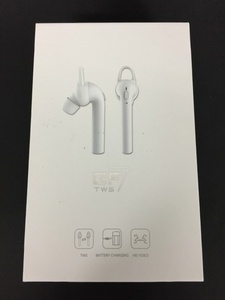 【未使用品】GF7TWS ワイヤレスイヤホン ホワイト ※Bluetooth対応 [2] (管理番号：063109)