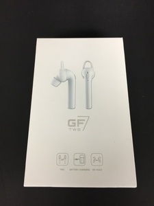 【未使用品】GF7TWS ワイヤレスイヤホン ホワイト ※Bluetooth対応 [3] (管理番号：063109)