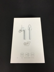 【未使用品】GF7TWS ワイヤレスイヤホン ホワイト ※Bluetooth対応 [1] 未使用品 (管理番号：063109)