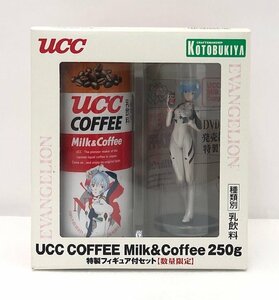 【未使用品】UCC COFFEE Milk&Coffee 250g 特製フィギュアセット 綾波レイ (管理番号：060111）