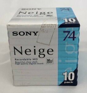 【未開封品】 SONY（ソニー） MD 10枚パック 74分 Neige 10MDW74NED (管理番号：060102）