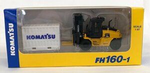 【未使用品】 KOMATSU（コマツ） コマツオリジナルミニチュア【非売品】 FORKLIFT FH160-1 SCALE 1:87 (管理番号：060111）