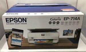 【中古品】EPSON（エプソン） A4カラーインクジェット複合機 EP-714A 動作確認済み (管理番号：060108）