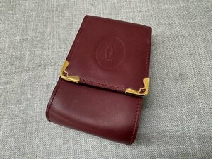 【中古品】Cartierカルティエ シガレットケース (管理番号：049104)