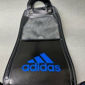 【中古品】adidasアディダス ランドセル カラー：ブラック 内側汚れあり (管理番号：049104）の画像5