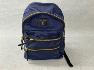 【中古品】MARC JACOBS マークジェイコブス　リュックバッグ　ネイビー (管理番号：049104）