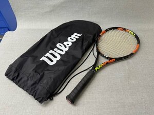 【中古品】Willson ウィルソン テニスラケット BURN100 X2SHAFT 状態良品 (管理番号：049111）