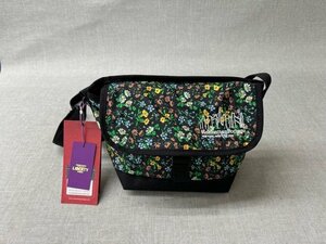 【新品】Manhattan Portage メッセンジャーバッグ EAN リバティ ファブリック ブラック（管理番号：049104）　