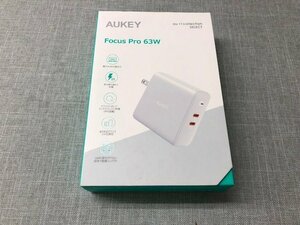 【新品】AUKEY オーキー Focus Pro 63W 充電アダプタ 約3倍の速さで充電可能　PS-D51　(管理番号：049109)