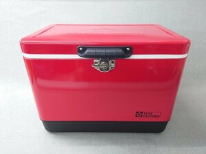 【中古品B】TENT FACTORY メタルクーラー スチールボックス Mサイズ 29L (管理番号：049111)