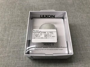 【新品】LEXON　コンパクトBluetoothスピーカー　LEXON MINO X R23A001W　ホワイト　(管理番号：049109）