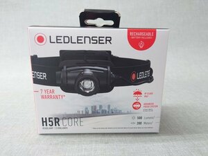 【未使用品】LEDLENSER 充電式 ヘッドライト H5R CORE 防水 防塵 ヘッド角度160度 レッドレンザー (管理番号：049110)