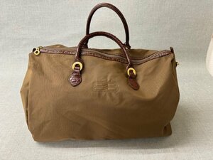 [ б/у товар ]BALENCIAGA Balenciaga плечо с ремешком сумка "Boston bag" оттенок коричневого ( контрольный номер :049104)