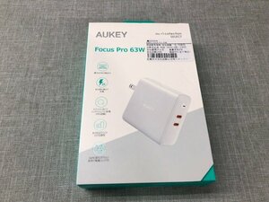 【新品】AUKEY　Focus Pro 63W　PA-D51　最大63Wの高出力　約3倍の速さで充電可能　あらゆるデバイスとの互換性　(管理番号：049109）