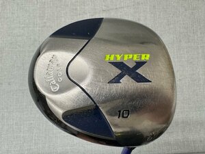 【中古品】Callaway キャロウェイ ドライバー HYPER X ロフト角10度　FLEX-SR (管理番号：049111）