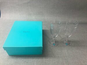 【未使用品】TIFFANY＆Co ペアワイングラス　日本製　サイズ：口径6.5cm高さ：9.3cm (管理番号：049102)