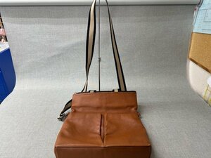 【中古品】COACHコーチ レザー2WAYバッグ トート/ショルダー F71722 ブラウン系（管理番号：049104）　