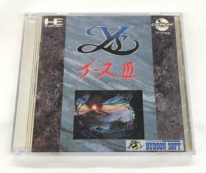 【中古品】PCエンジン CD-ROM2 Ys イースⅢ (管理番号：060113）