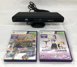 [ secondhand goods ] XBOX360 KINECT sensor yua Shape fitness * elbow f2012/KINECT adventure! * operation verification settled ( control number :060111)