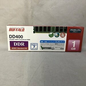 【未使用品】BUFFALO DD400-1G デスクトップ用メモリー DD400 PC-3200(DDR400) 184Pin（管理番号：046111）