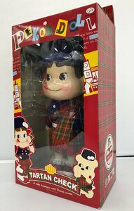 【未開封品・現状品】ペコちゃん人形 TARTAN CHECK タータンチェック 2008 不二家 (管理番号：059102) 100