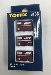 TOMIX 3136 JR19D形コンテナ(3個入) Nゲージ トミックス TOMYTEC トミーテック (管理番号：059111)
