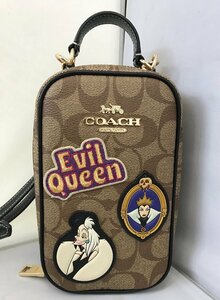 COACH (コーチ) CC761 ディズニー コラボ ヴィランズ ショルダーバッグ (管理番号：059104) 60