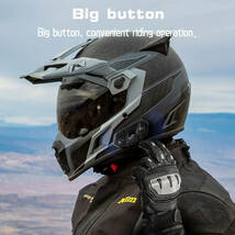 【日本語版・最新】FODSPORTS バイク インカム M1-S Pro 最大8人同時通話 Bluetooth ヘルメットインターホンヘッドセット オートバイ_画像6