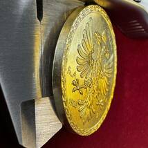 金貨 アルバニア ゾグ1世 硬貨 古銭 1928年 フランガアリ 双頭のワシ コイン 外国古銭 海外硬貨 _画像3