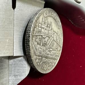 神聖ローマ帝国 バーゼル市 硬貨 古銭 1740年 自由都市 都市の紋章 ターラー コイン 銀貨 外国古銭 海外硬貨 の画像3