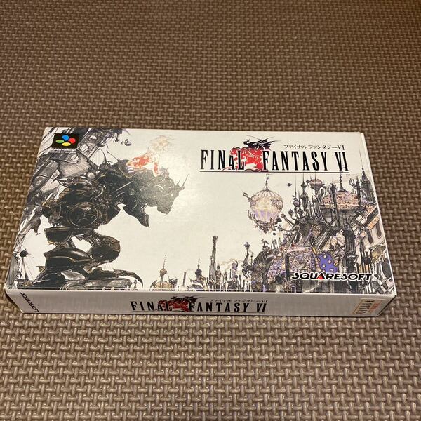 新品 未起動 スーパーファミコン ソフト ファイナルファンタジー6 Ⅵ FF6 SFC スクエア デッドストック 1994年 SQUARE SOFT FINAL FANTAZY