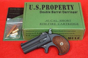 MULE　ダブルバレル　デリンジャー　U.S.PROPERTY　木製グリップ付　Double Barrel Derringer