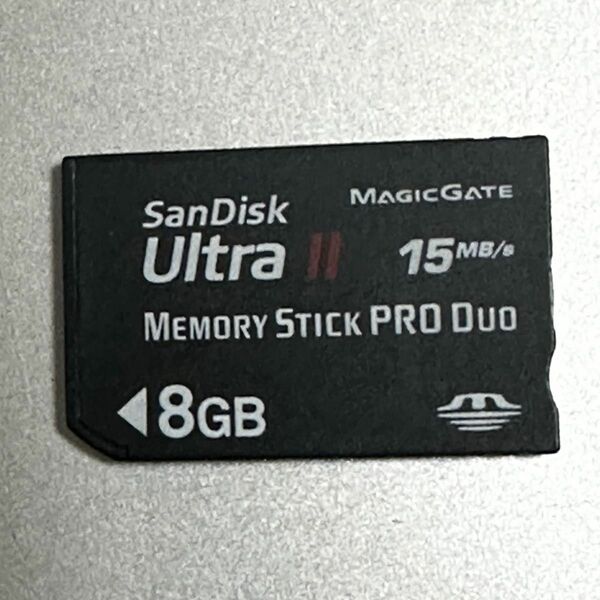 SanDisk メモリースティック PRO Duo Ultra II 8GB 初期化済み