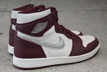 28cm NIKE ナイキ AIR JORDAN 1 RETRO HIGH OG BORDEAUX 555088-611 エアジョーダン1 レトロ ハイ ボルドー US10 28ｃｍ_画像2