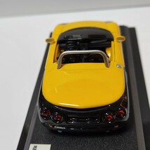 ミニカー RENAULT SPIDER デルプラドカーコレクション 世界の名車コレクション スケール1/43 イエローブラック ケース付き _画像6
