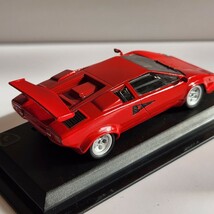 ミニカー LAMBORGHINI COUNTACH デルプラドカーコレクション 世界の名車コレクション スケール1/43 レッド ケース付き _画像8