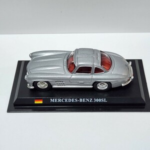 ミニカー MERCEDES BENZ 300SLデルプラドカーコレクション 世界の名車コレクション スケール1/43 グレーメタリック ケース付き 