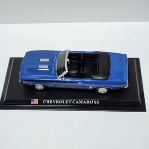 ミニカー CHEVROLET CAMARO SS デルプラドカーコレクション 世界の名車コレクション スケール1/43 ブルー ケース付き 