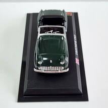 ミニカー TRIUMPH TR3 デルプラドカーコレクション 世界の名車コレクション グリーン スケール1/43 ケース付き _画像2