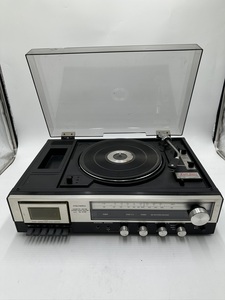 t0663 昭和レトロ COLUMBIA カセット レコードプレイヤー GL-K15F 中古 オーディオ機器