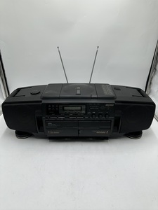 t0686 AIWA アイワ CSD-XR7 Wカセット CDラジカセ 1989年 ラジオ CD AM FM