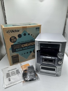 t0700 美品 Victor ビクター JVC CA-MXMD555 MD/CDデッキレシーバー 3MD / 3CD / カセットデッキ搭載 コンパクトコンポーネント