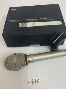 SONY ECM-23F コンデンサーマイク 1440A5&4 electret condenser microphone ソニー